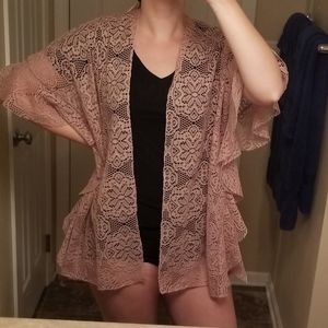 Women's Light Open Front Kimono/Shawl